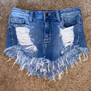 Jean shorts